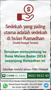 sedekah malam badar ramadhan